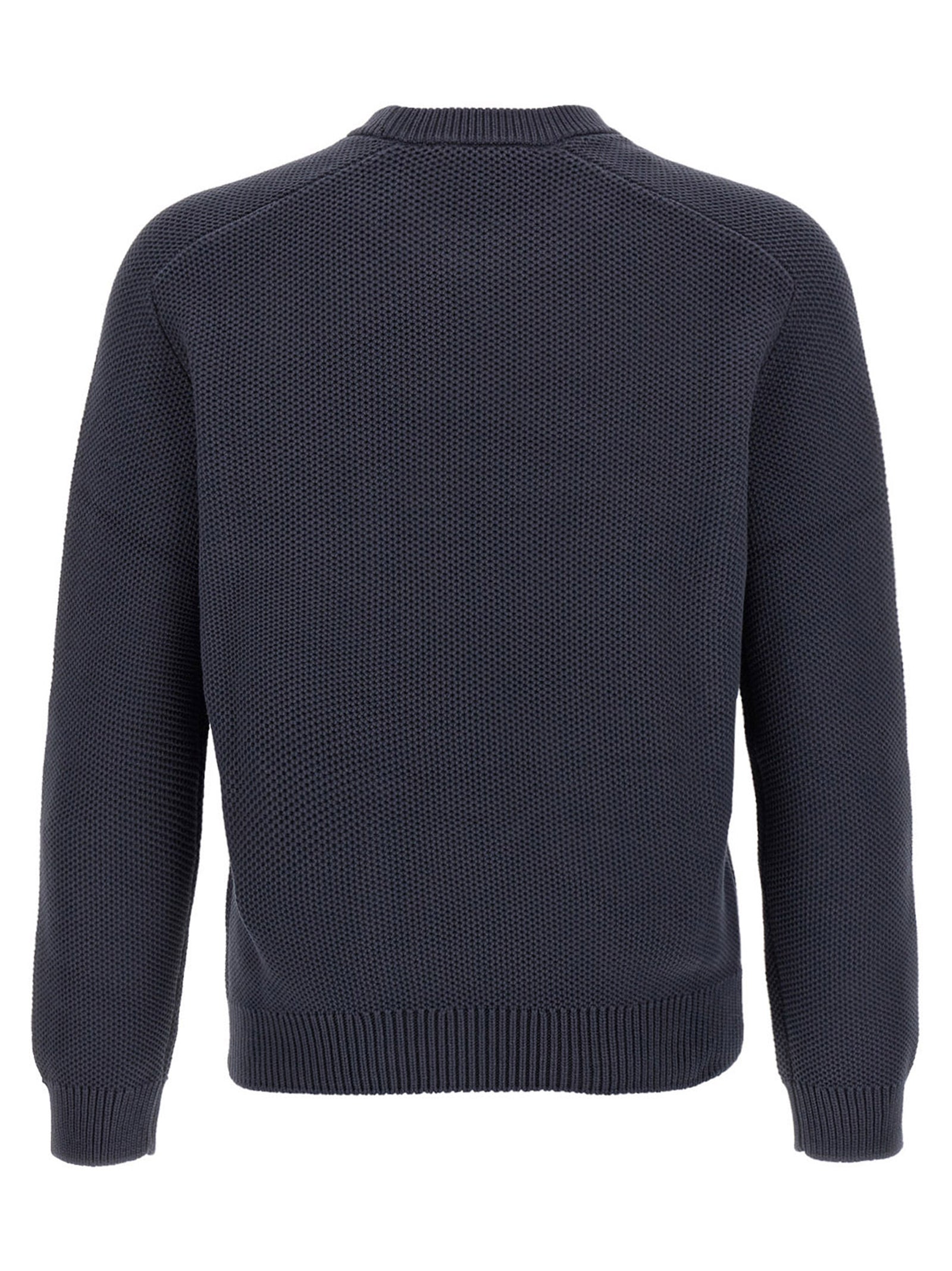 Varsity sweater Gray Cotton Polyamide Sweater, Cardigans