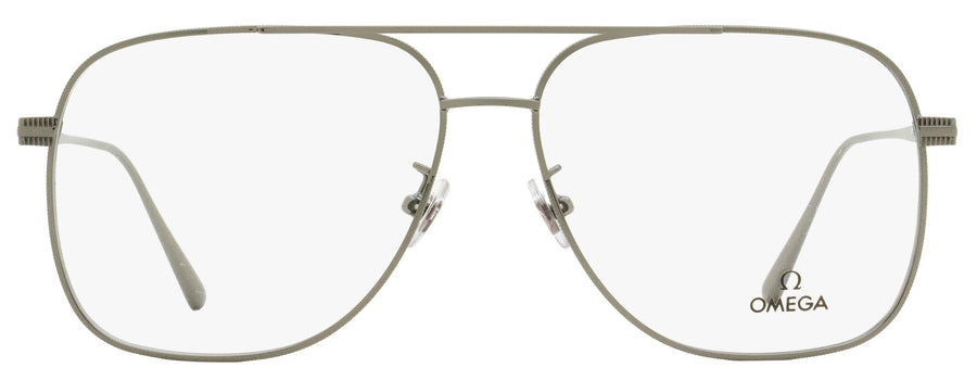 Omega OM5006H Metal eyeglasses in gunmetal