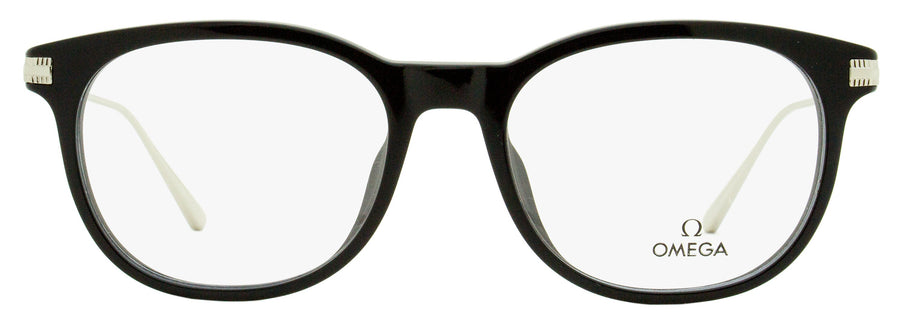Omega OM5013 Acetate/Metal eyeglasses in black