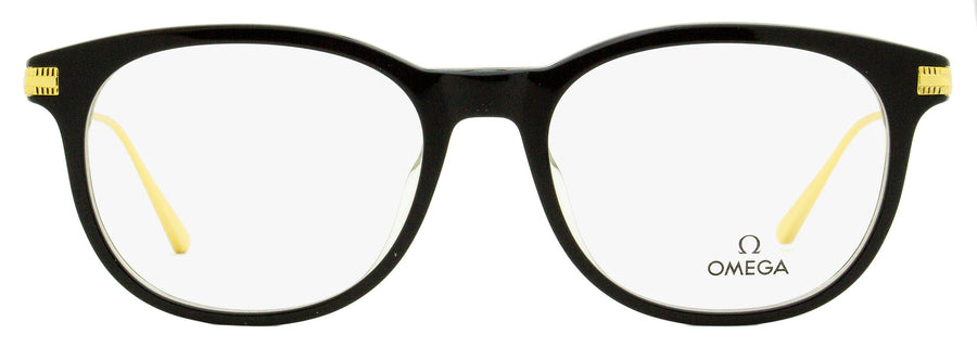 Omega OM5013 Acetate/Metal eyeglasses in black