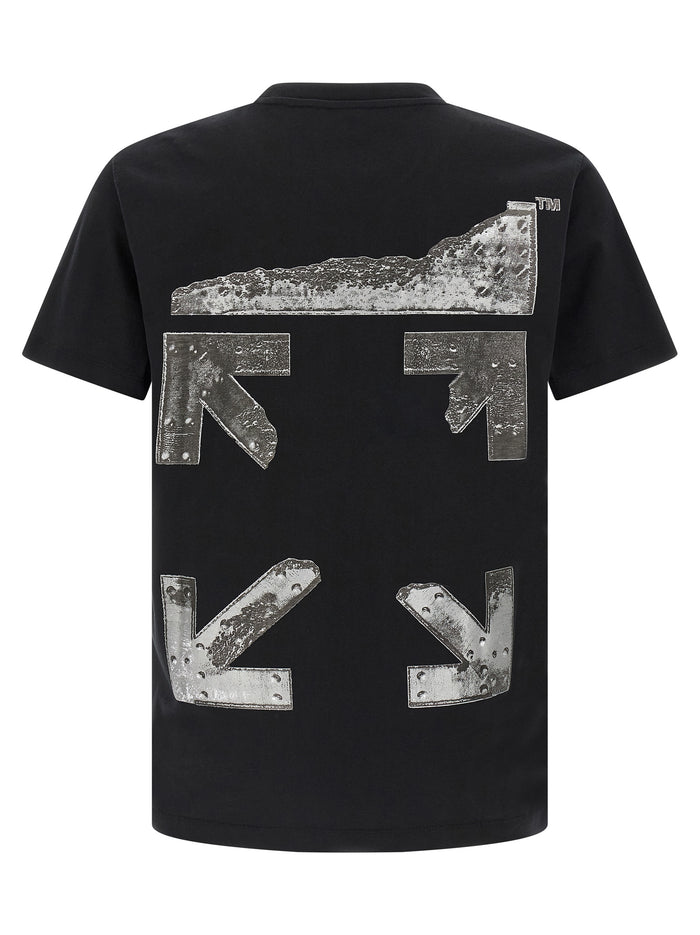 Metal Arrow T-shirt Black Cotton
