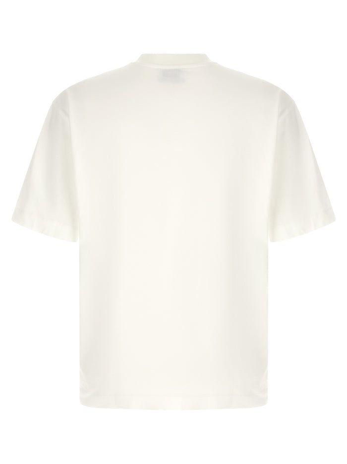Big Bookish Skate T-shirt White/black Cotton