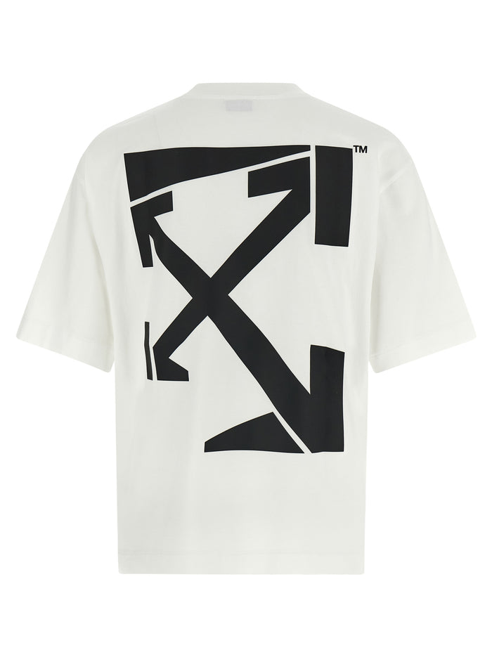 Run Arrow T-shirt White/black Cotton