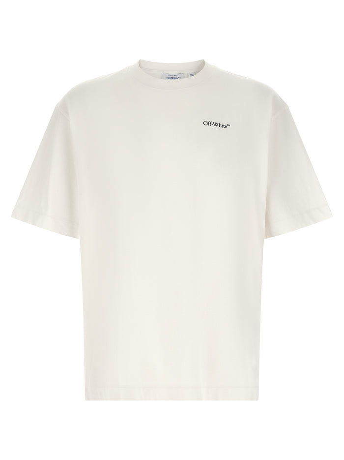 Half Arrow T-shirt White/black Cotton