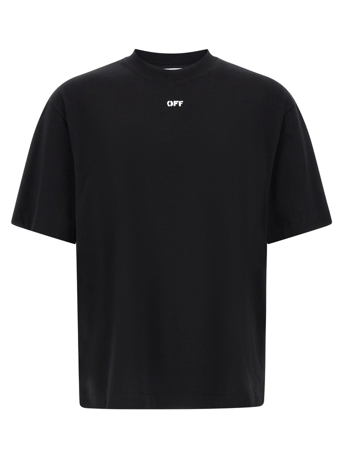 Paint Arrow T-shirt Black Cotton