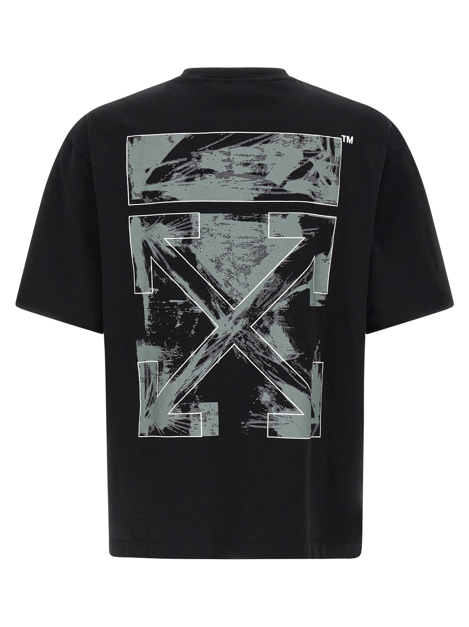 Paint Arrow T-shirt Black Cotton