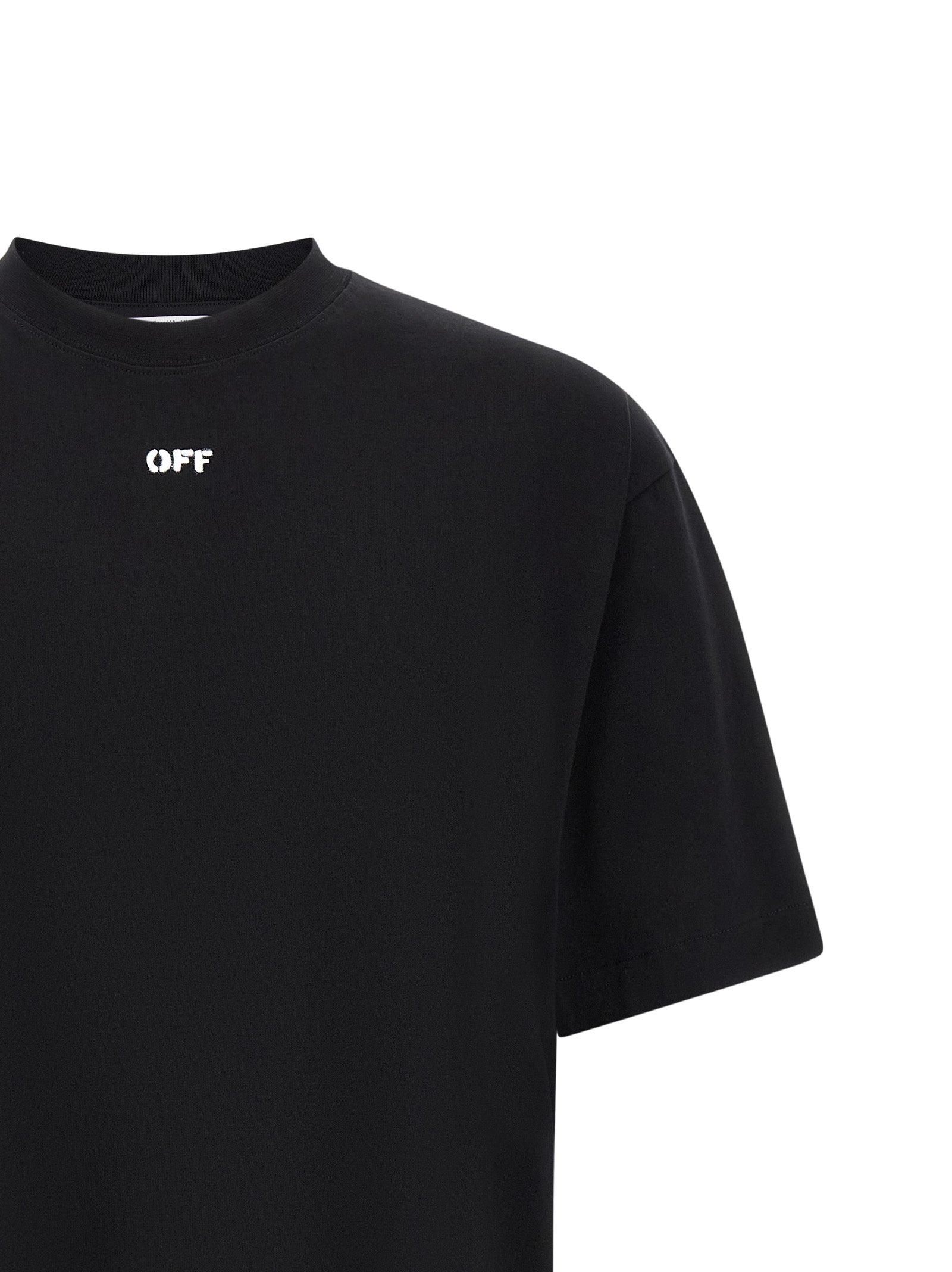 Paint Arrow T-shirt Black Cotton