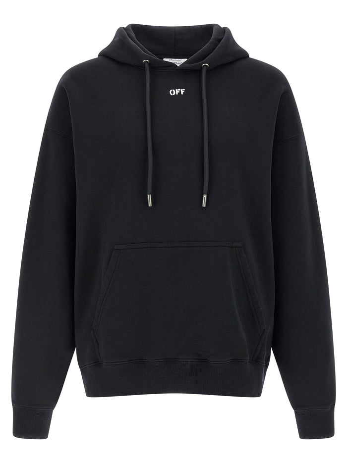 3D Spray Arrow Skate hoodie Black Cotton Sweatshirt