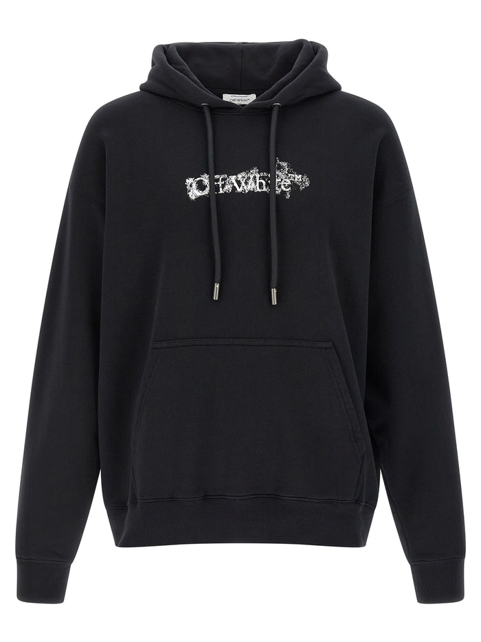 Heraldic Arrow Skate hoodie Black Cotton Sweatshirt