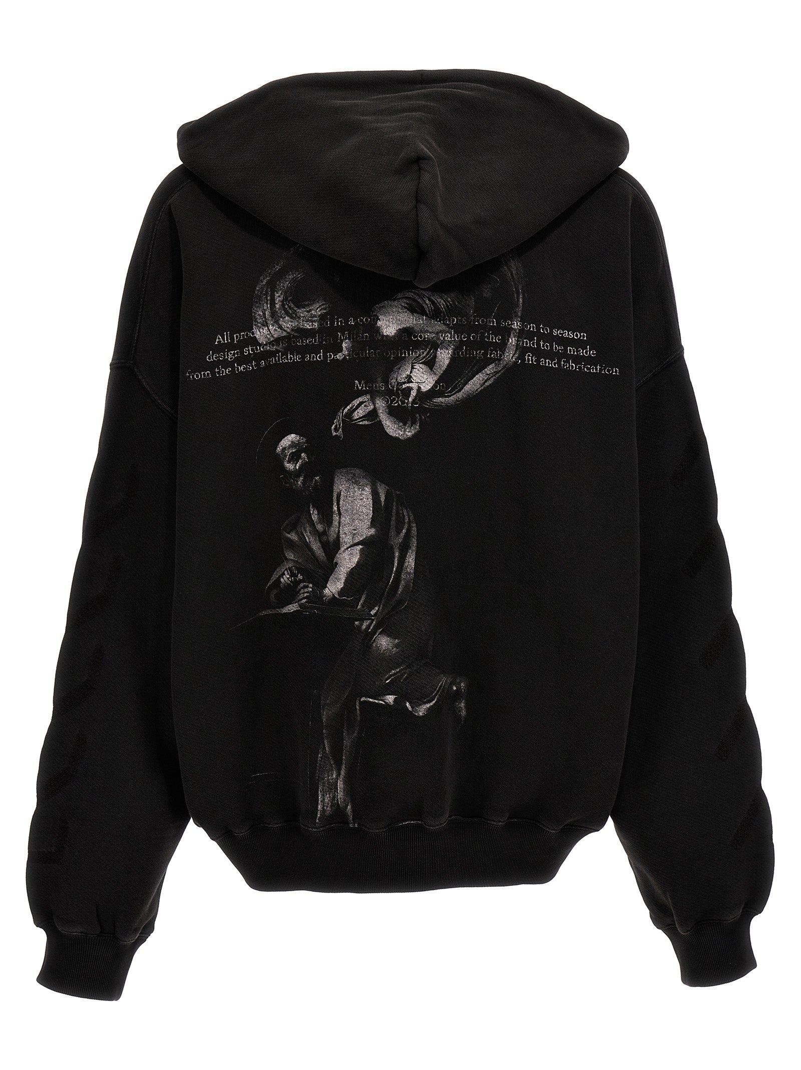 Matthew hoodie Gray Cotton Sweatshirt