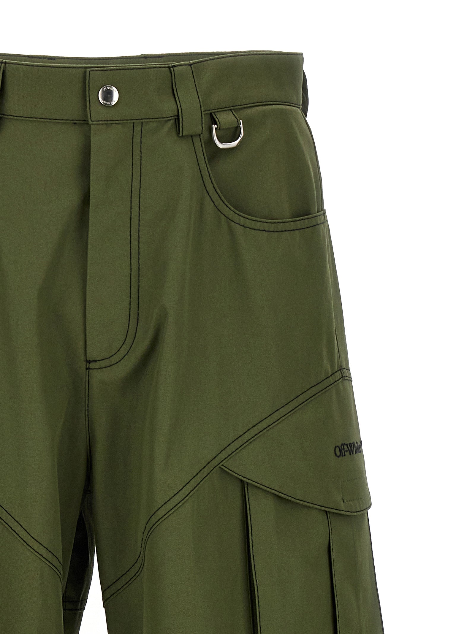 Arr Cot Straight Cargo pants Green Cotton
