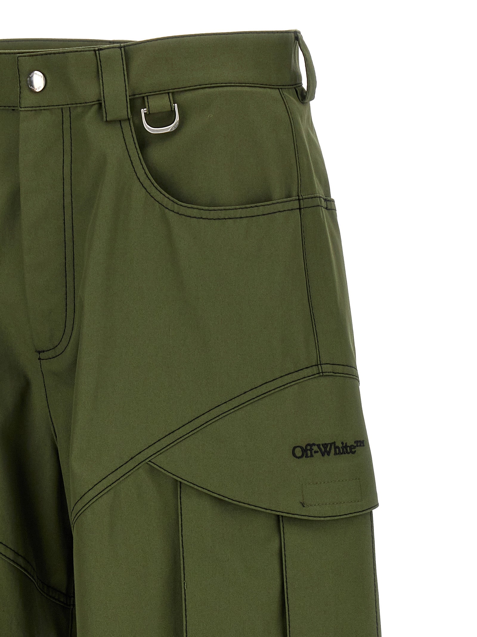 Arr Cot Straight Cargo pants Green Cotton