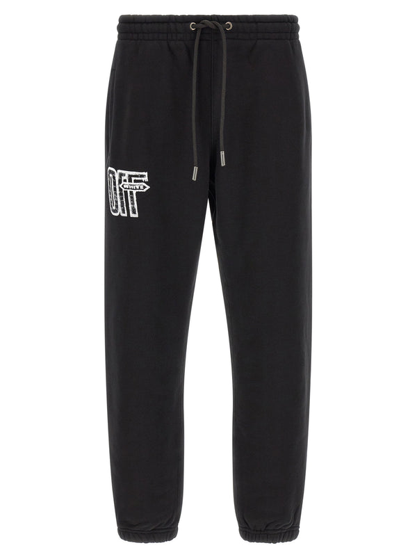 Off White Motion Arrow Cuffed Joggers