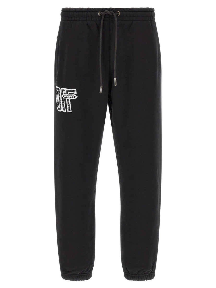 Off White Motion Arrow Cuffed Joggers