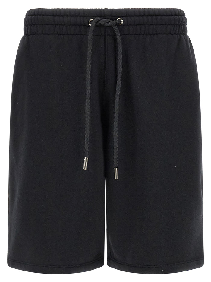Paint Diag Skate bermuda shorts Black Cotton Bermuda