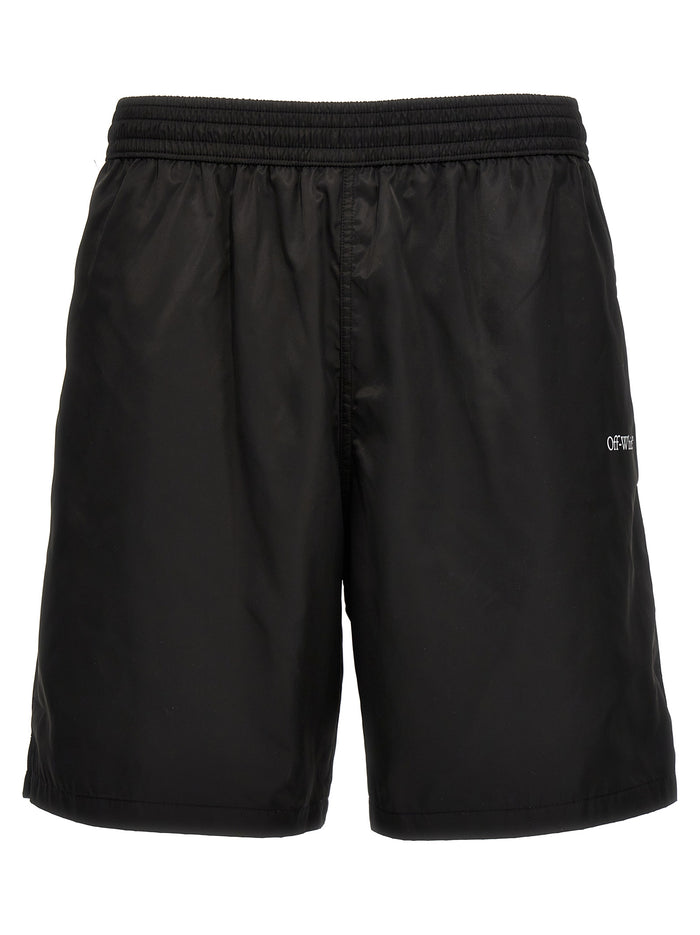 Arrow Surfer swim shorts White/black Polyester Beachwear
