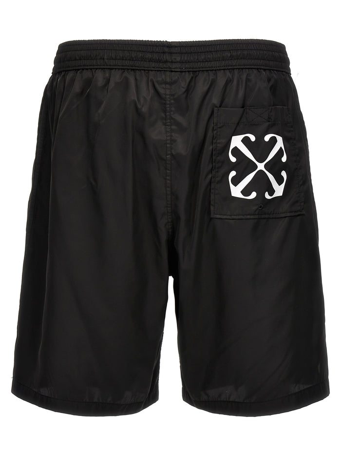Arrow Surfer swim shorts White/black Polyester Beachwear