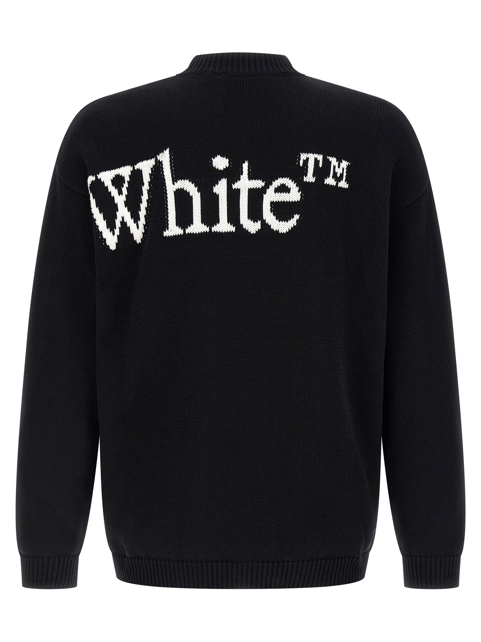 Bookish Shared sweater White/black Cotton Sweater, Cardigans