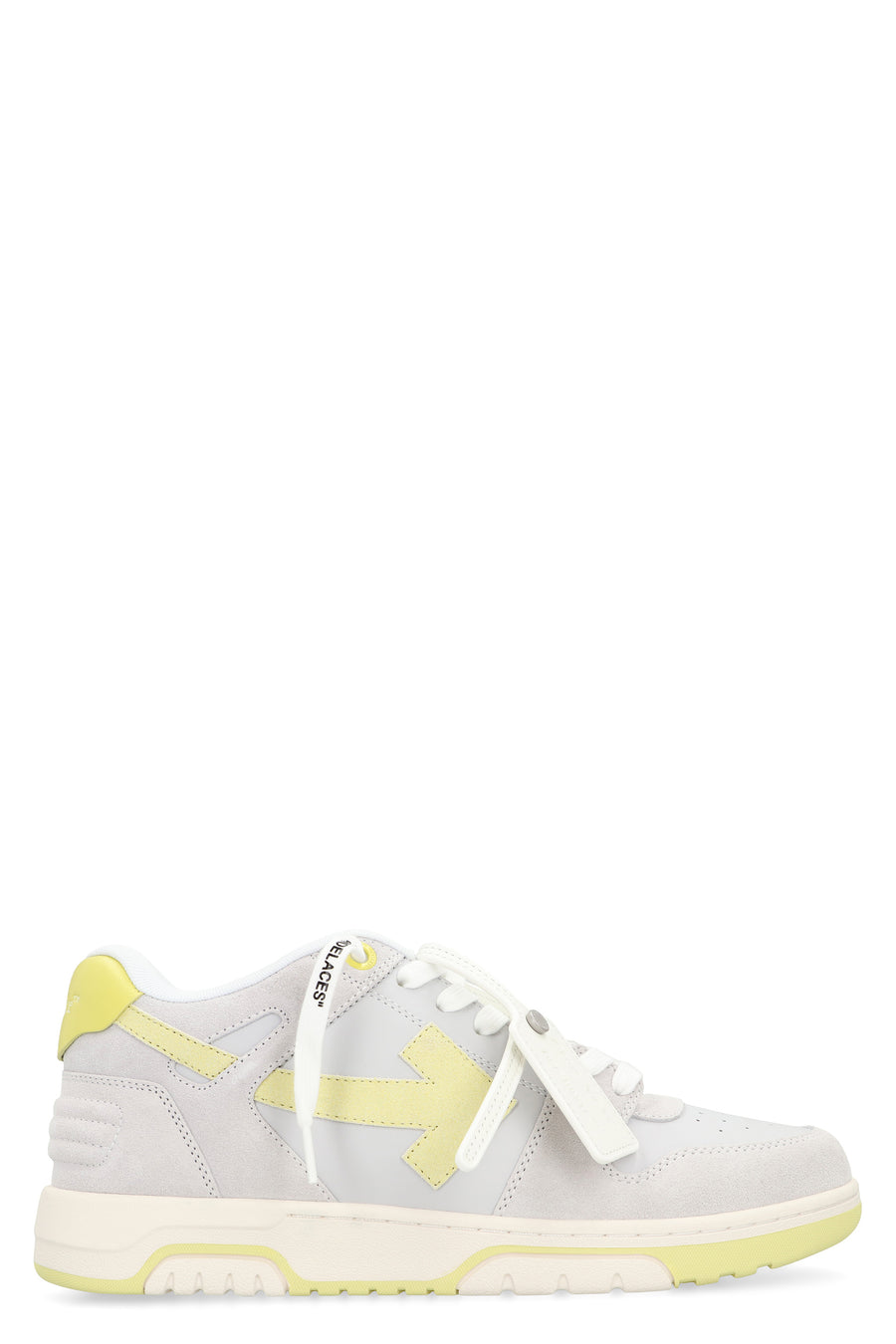 Low-Top Sneakers Out Of Office Grey Leather Trainers