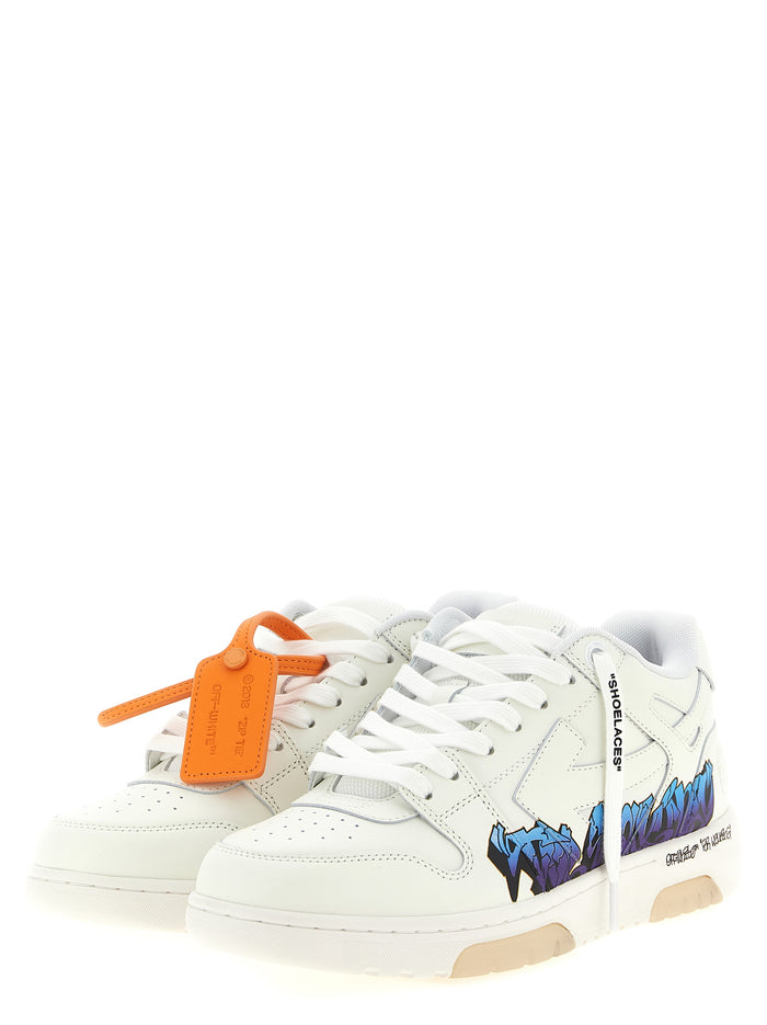 Out Of Office For Walking sneakers White Calfskin Leather Polyester
