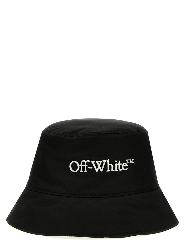 Bookish bucket hat White/black Polyester