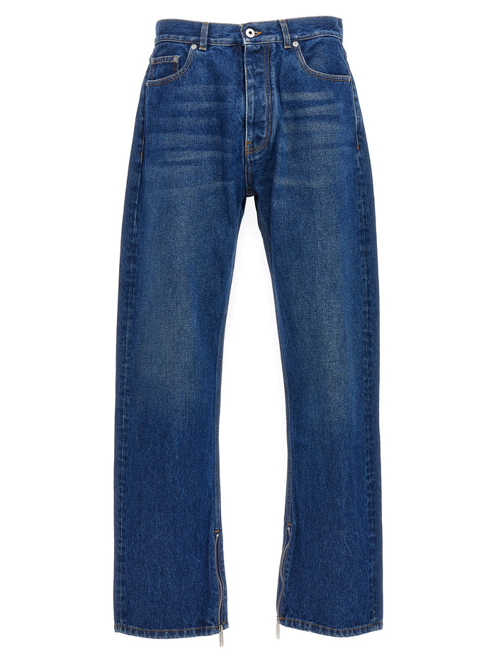 Jeans Arrow Tab Blue Cotton