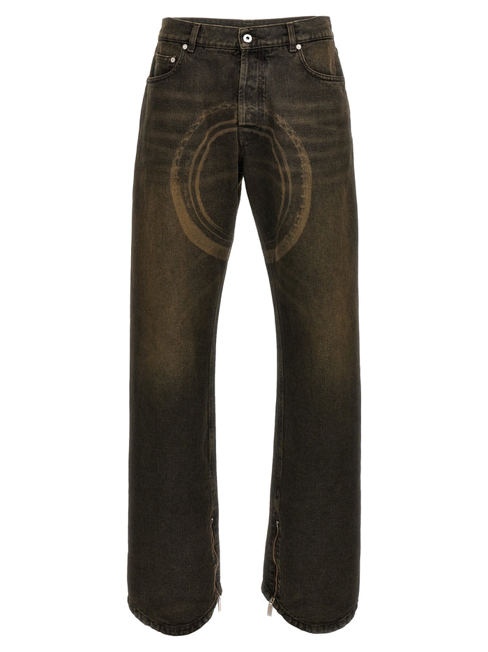 Relax round jeans Gray Cotton