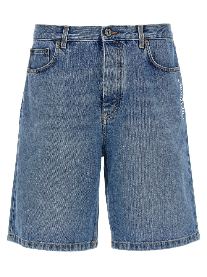 Half Arrow bermuda shorts Blue Cotton Bermuda