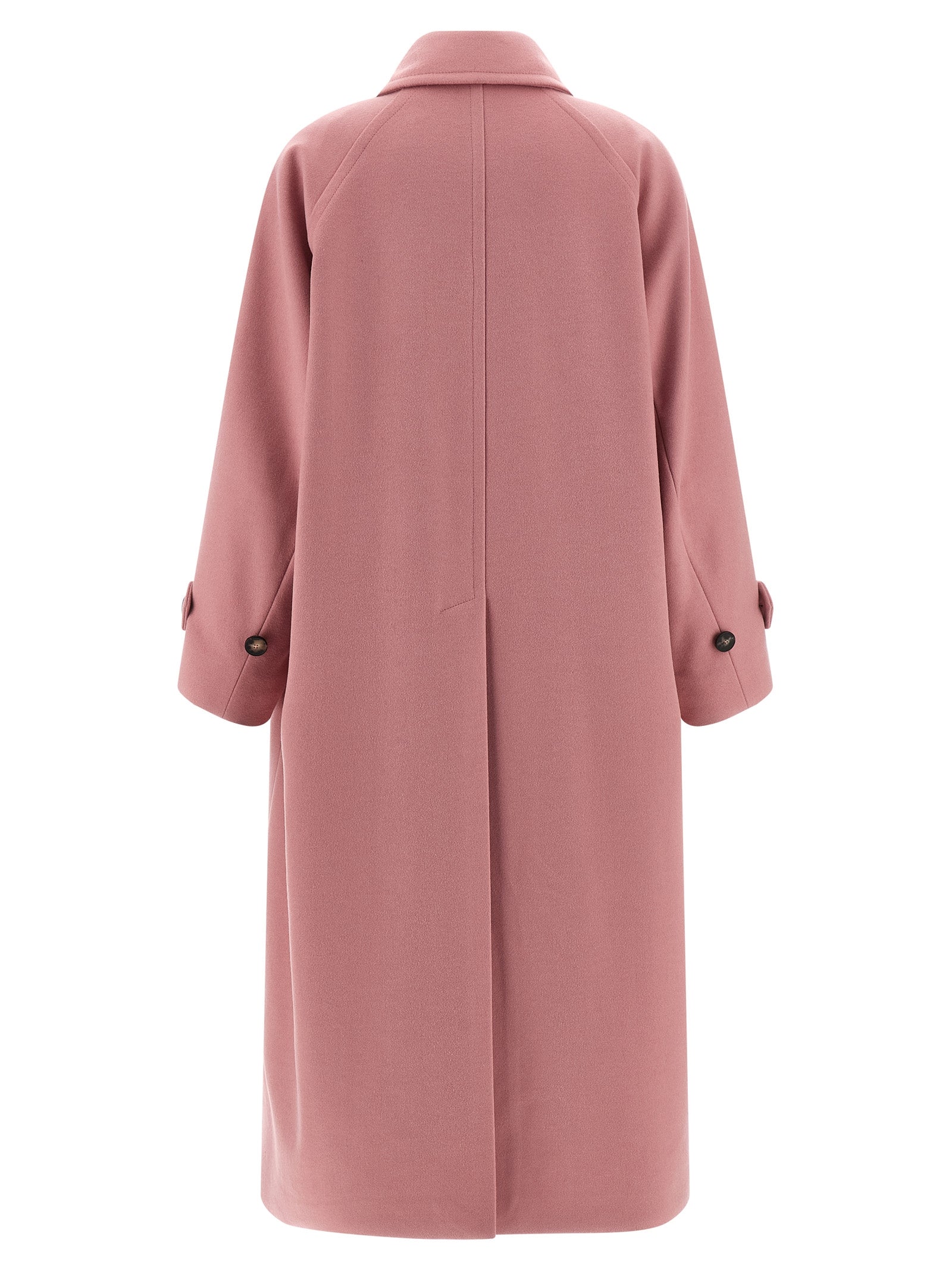 Wool Coat Pink Virgin Coats, Trench