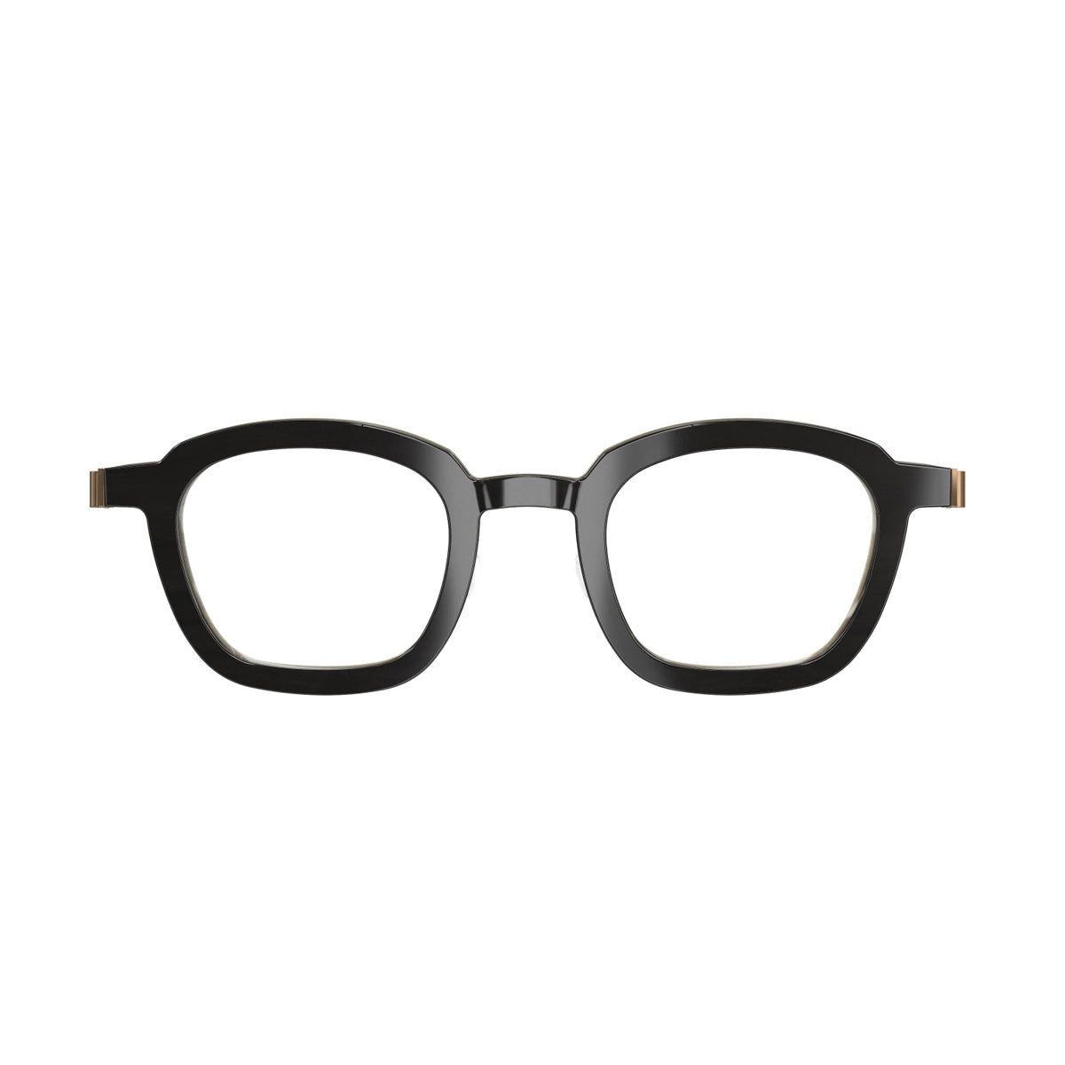 Lindberg Buffalo Horn 1858 H26 PU15 Nero Marrone Chiaro Bronzo Horn/titanium Occhiali Da Vista