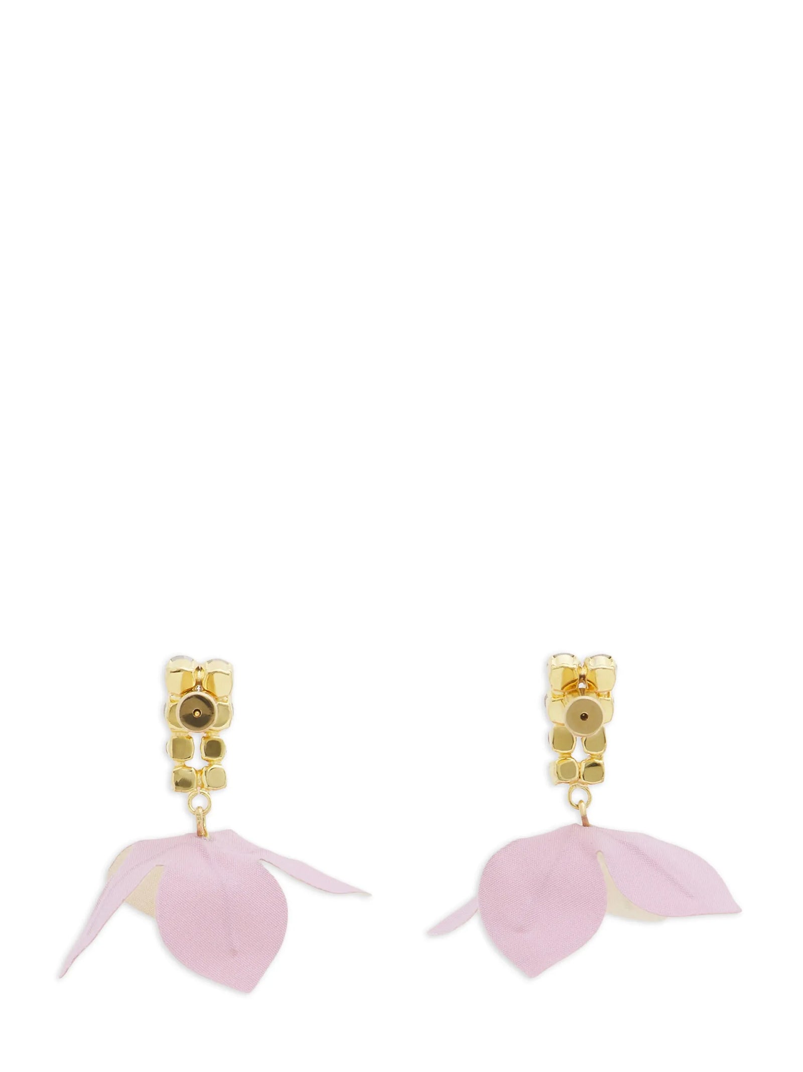 Flower earrings Multicolor Brass Jewelry