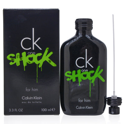 Calvin Klein Ck One Shock Men Eau De Toilette Spray 3.4 Oz Color Perfumes