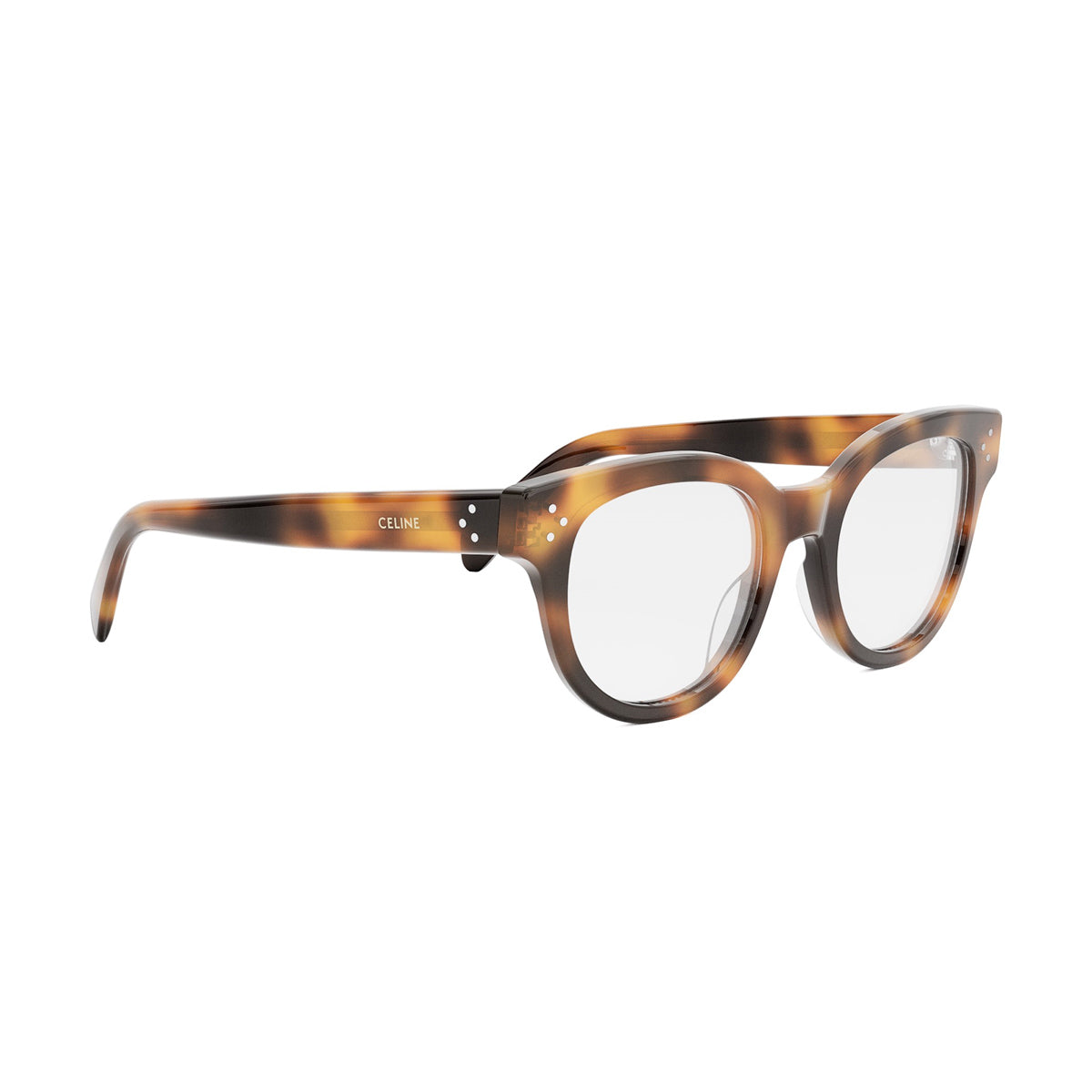 CL50109I Celine 3 Dots 053 Light Havana Marrone Acetate Occhiali Da Vista