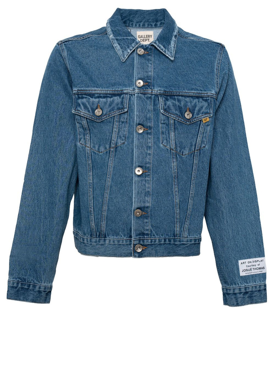 Mens Jacket Blue Cotton