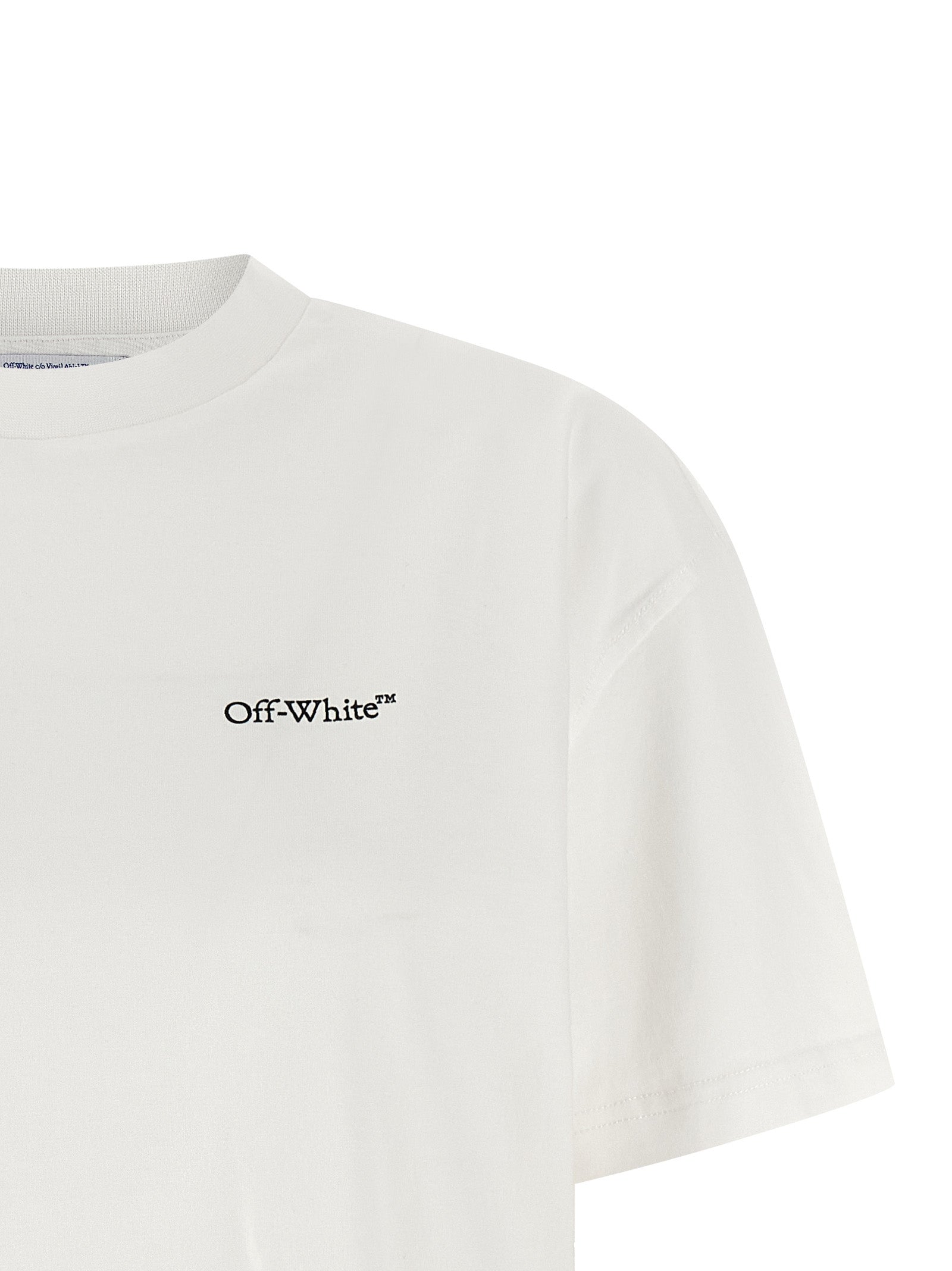 Arrow Glowing Flower T-shirt White Cotton