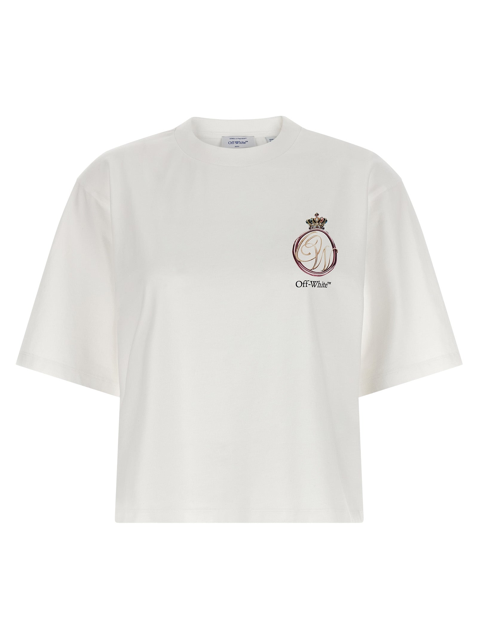 Royal Crown T-shirt White Cotton