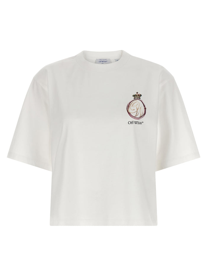 Royal Crown T-shirt White Cotton