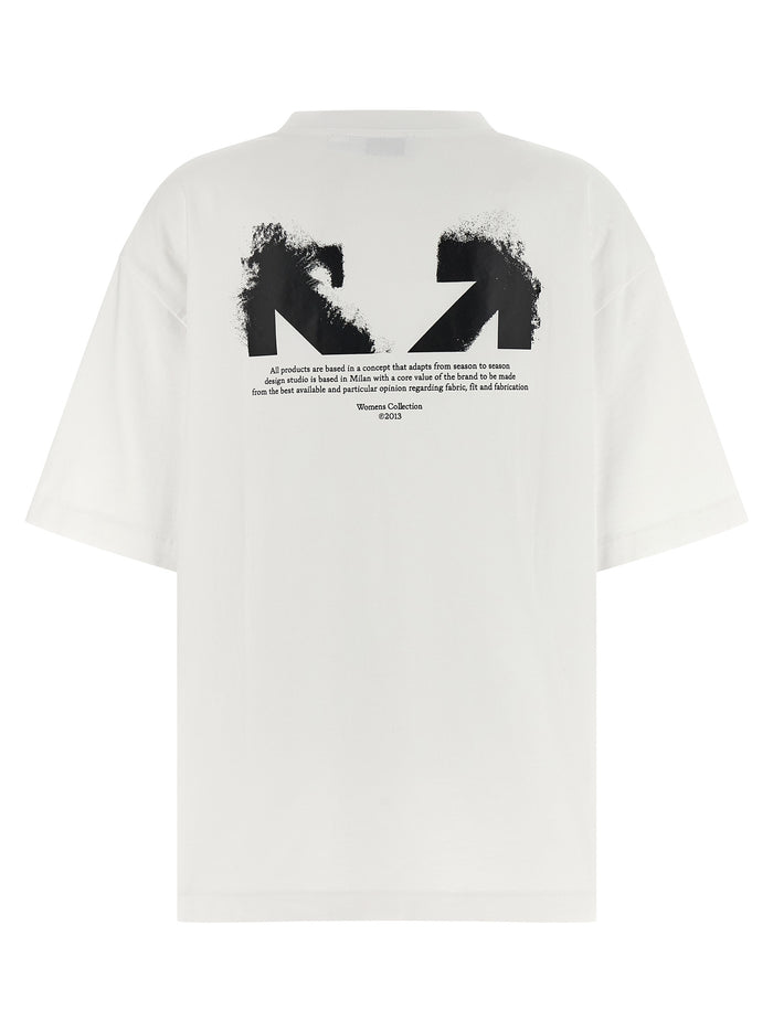 Half Arrow Skate T-shirt White Cotton