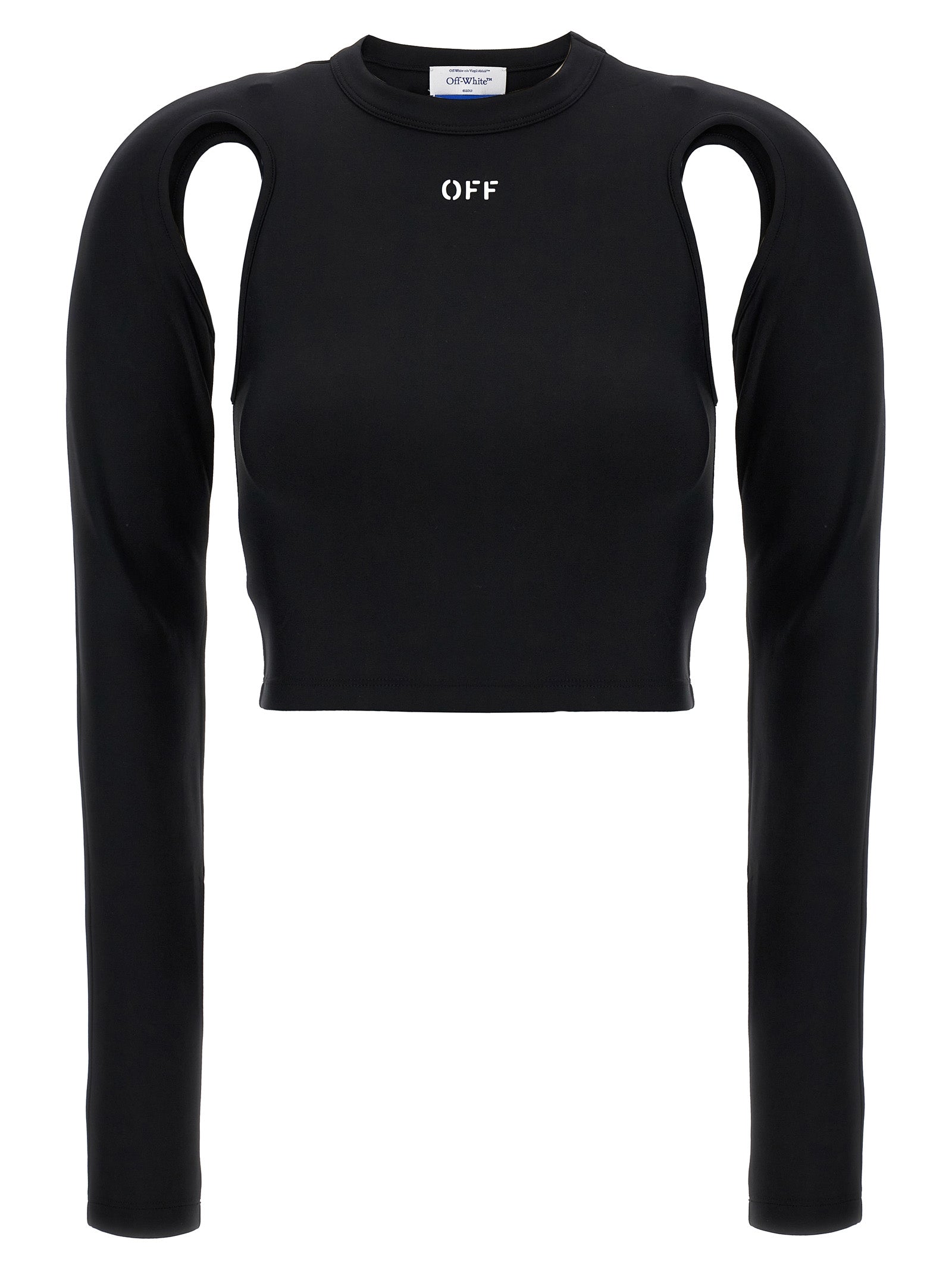 Sleek top Black Polyamide Tops