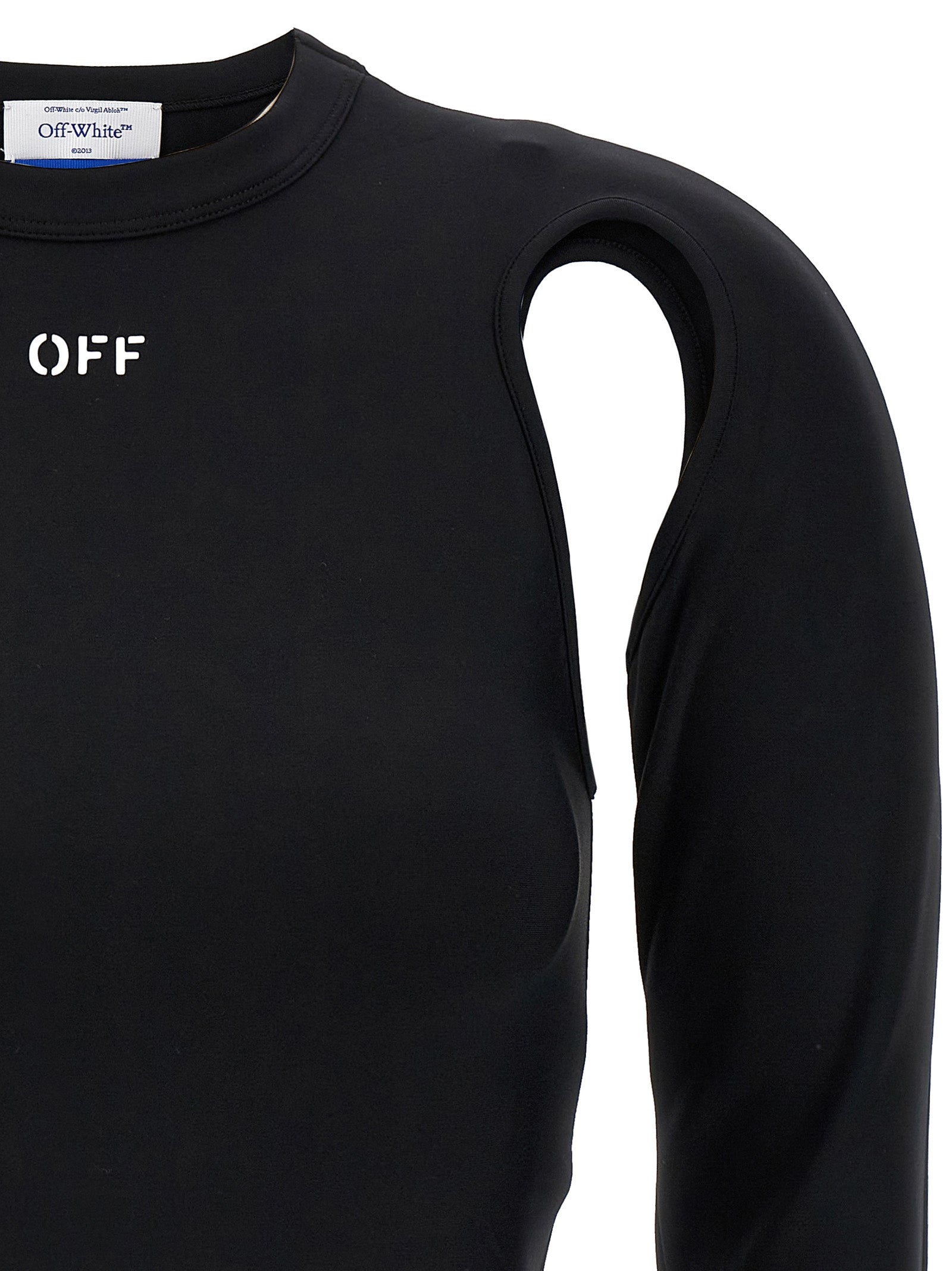 Sleek top Black Polyamide Tops
