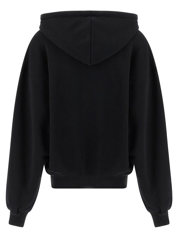 Big Logo Bookkish hoodie White/black Cotton Sweatshirt