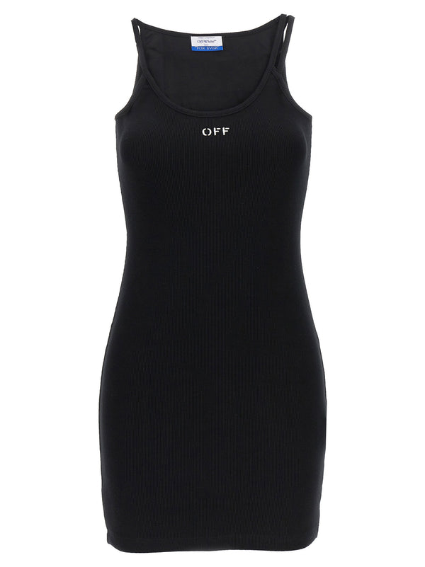 Off White tank top in black