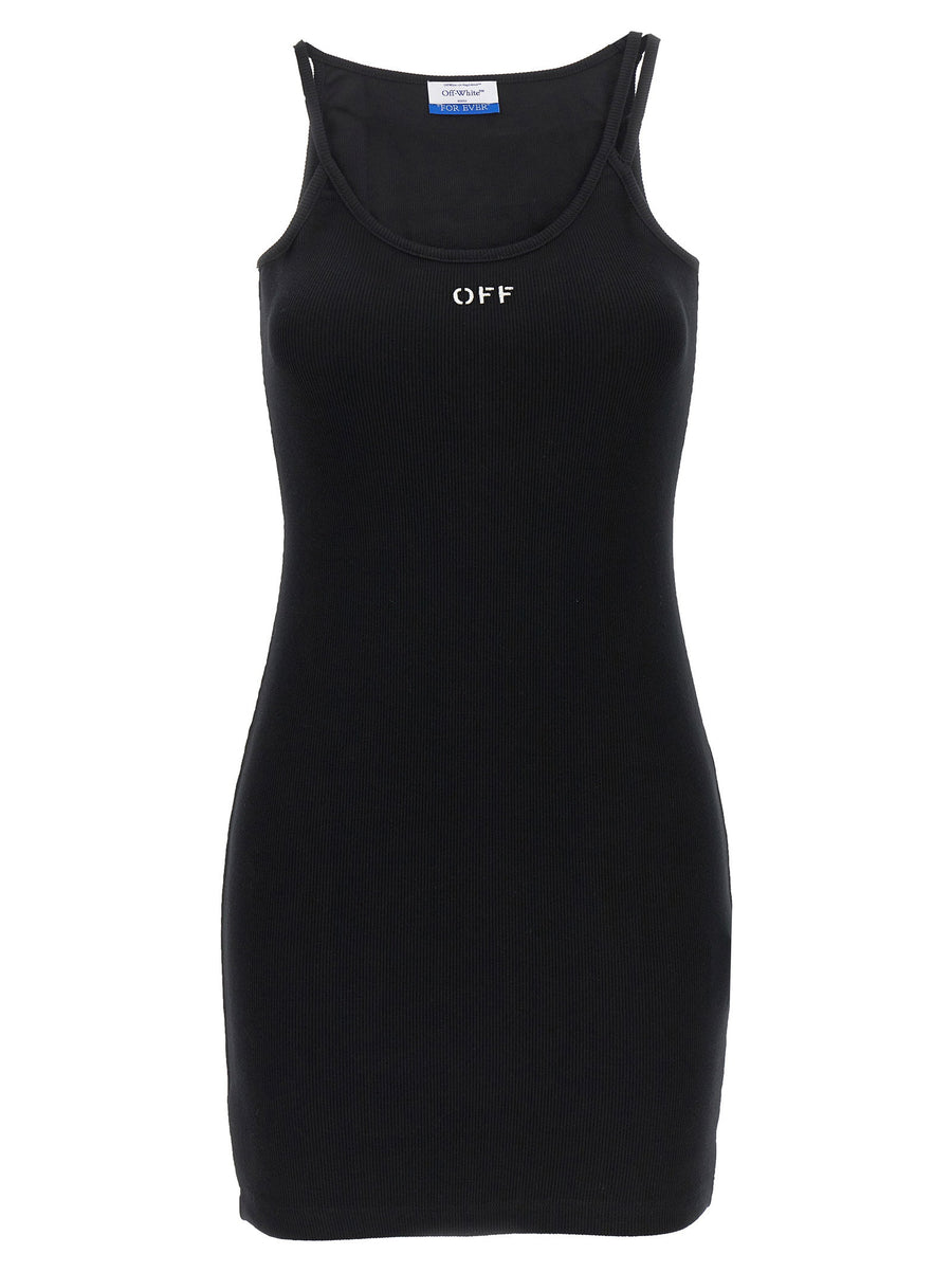 Off White tank top in black