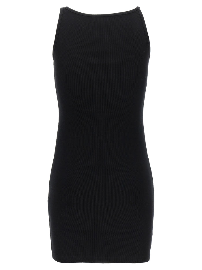 Off stamp dress Black Cotton