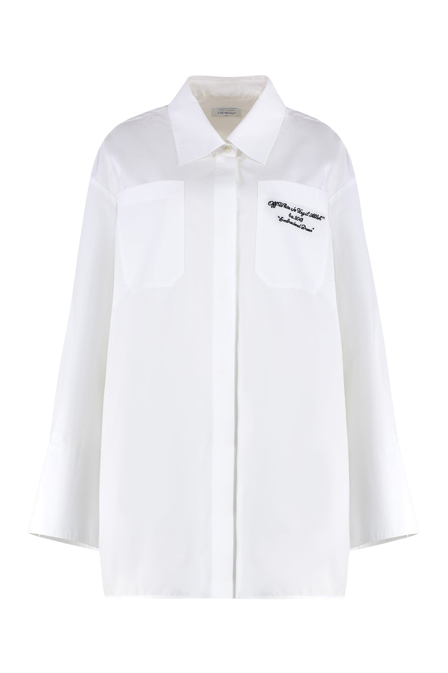 Shirtdress Cotton White Dress