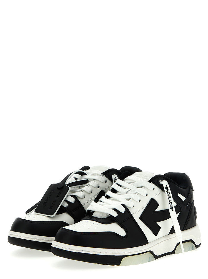 Out Of Office sneakers White/black Calfskin Leather Polyester