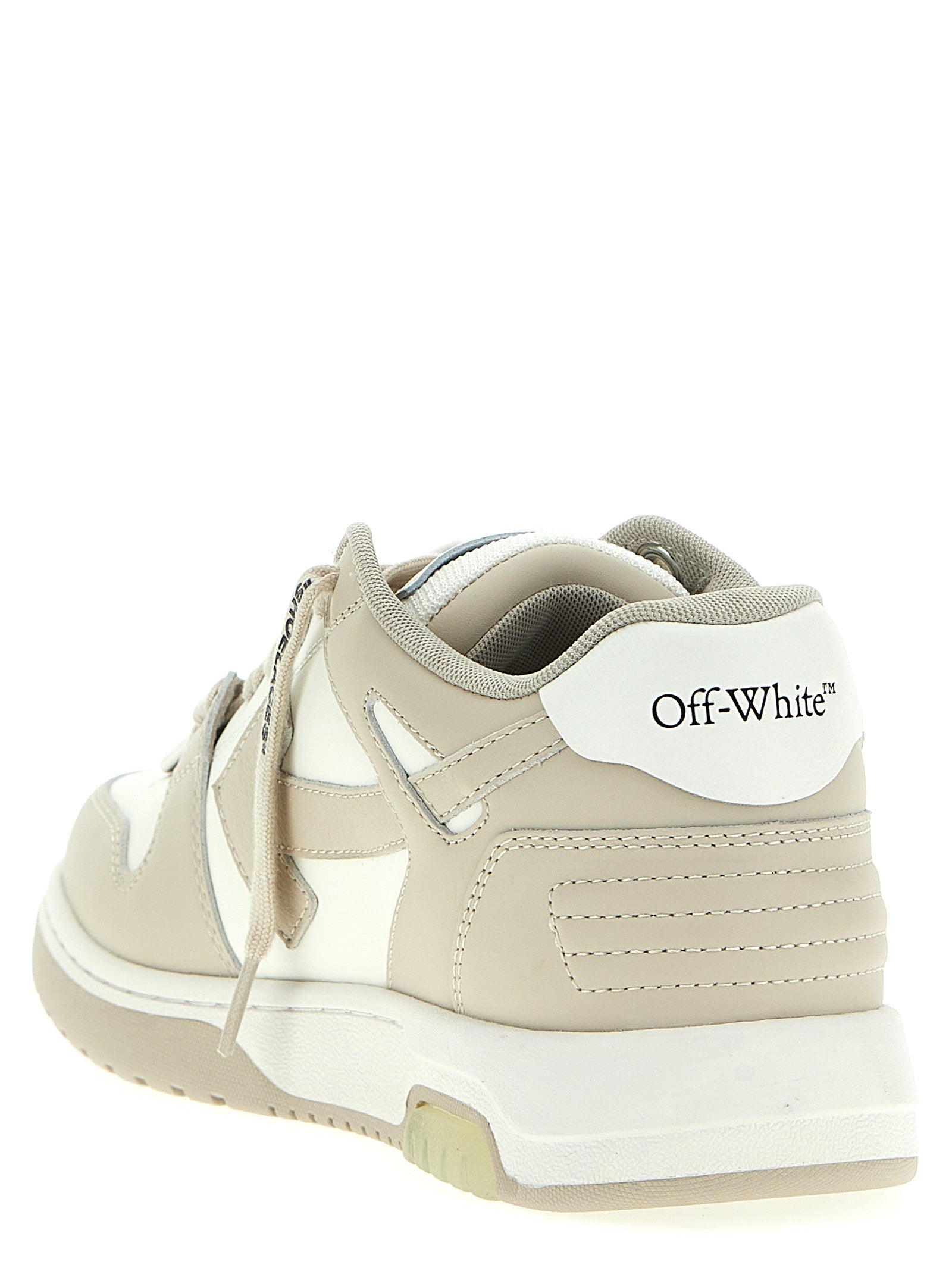 Out Of Office sneakers Beige Calfskin Leather Polyester