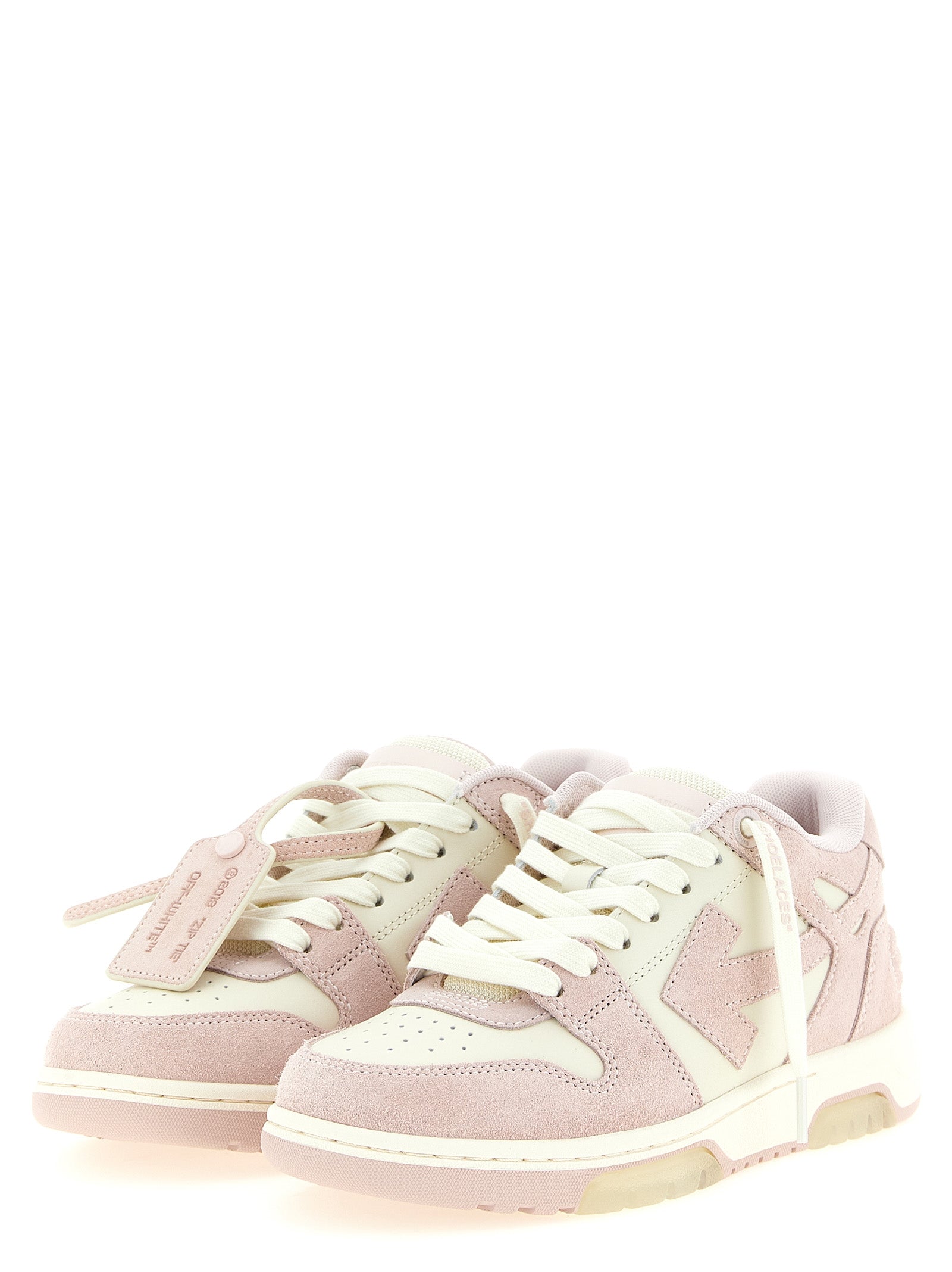 Out Of Office Sneakers Pink Leather