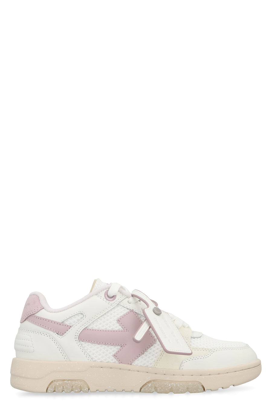 Slim Out Of Office Sneakers White Cow Hide Trainers