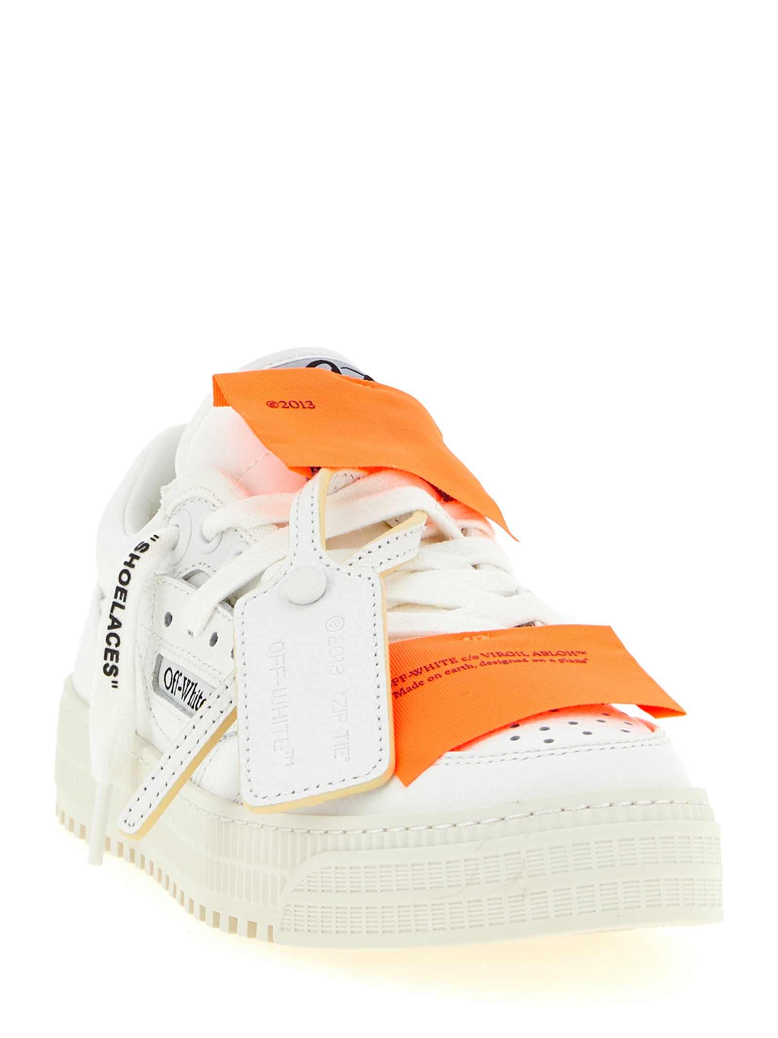 3.0 Off Court Sneakers White Calf Leather Cotton